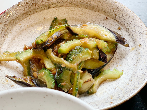 ゴーヤとなすの味噌炒め 朝ごはんの献立 九州の野菜 お米 海苔なら朝ごはん本舗 店長ブログ