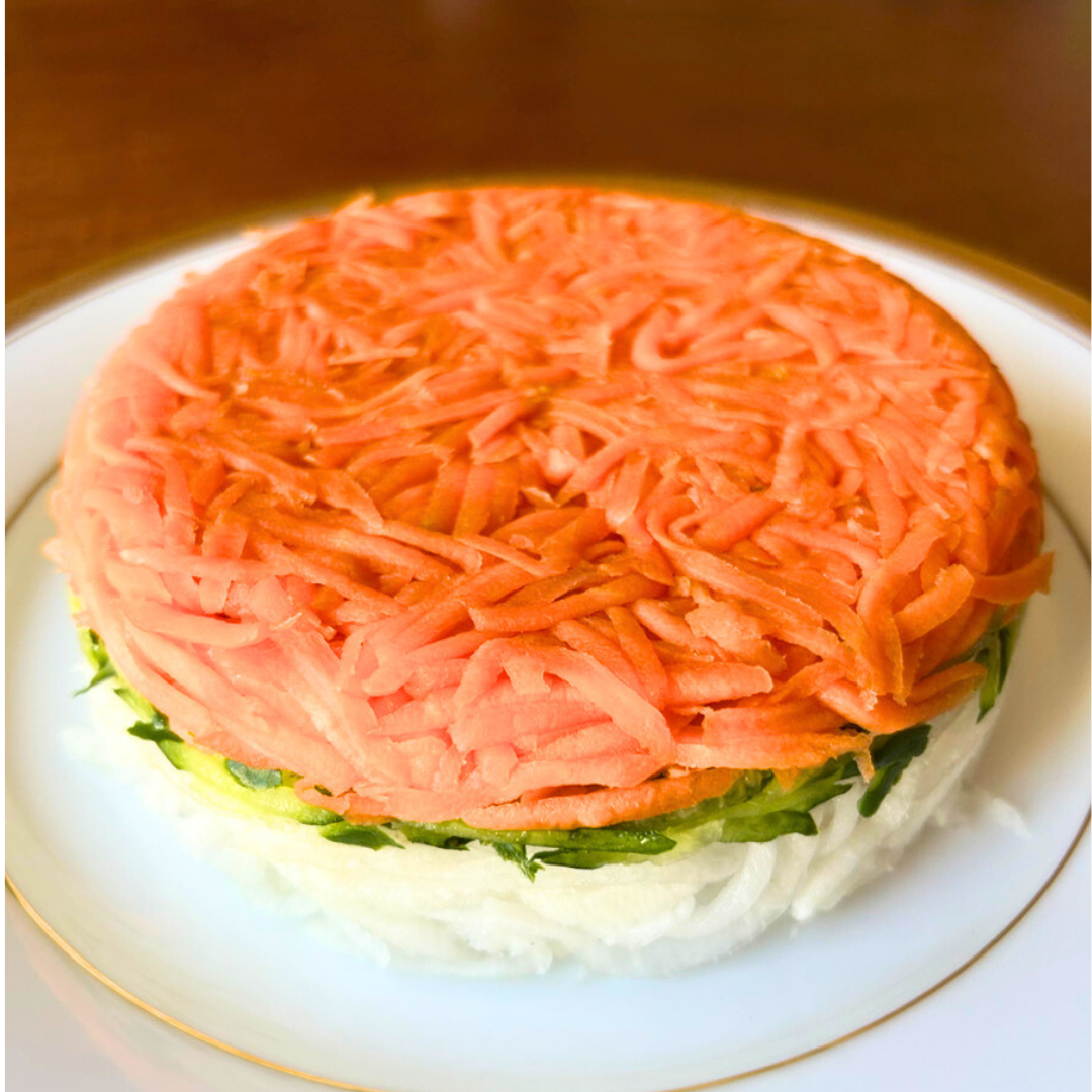 食欲がない時に・・にんじんの型押しサラダ