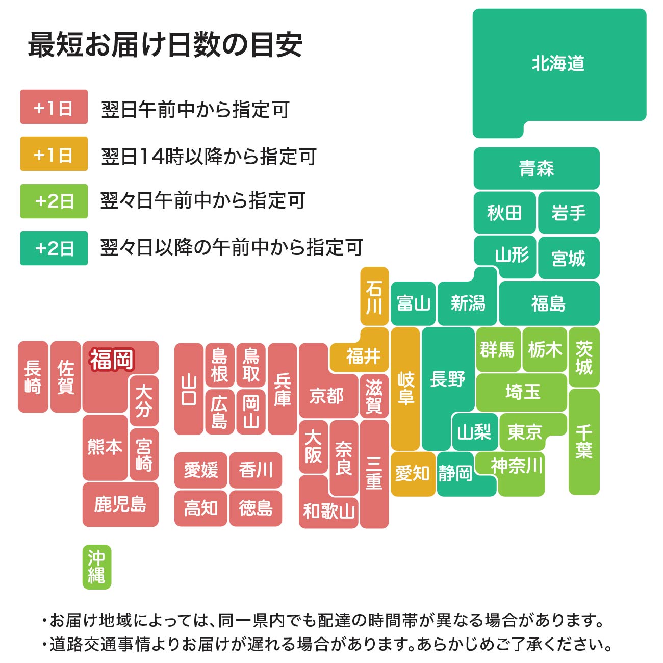 お届け目安