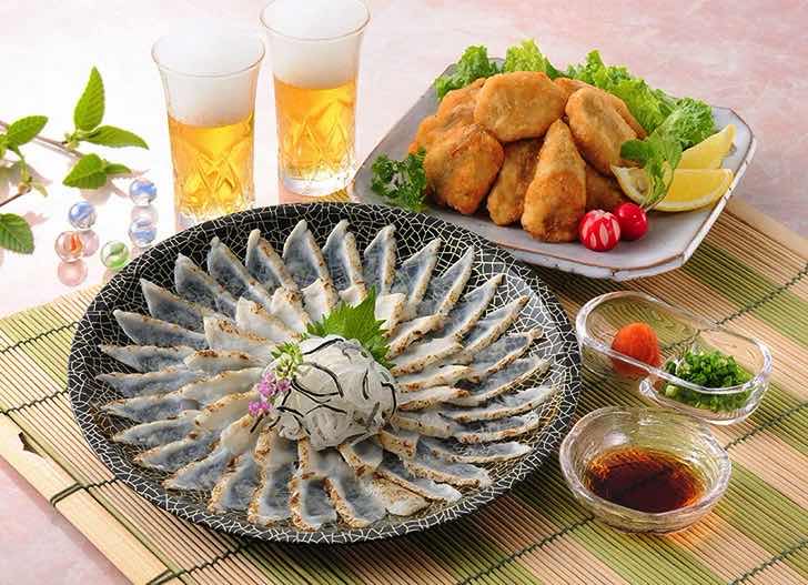 国産 とらふぐ タタキ 天然まふぐ唐揚げセット 朝ごはん本舗