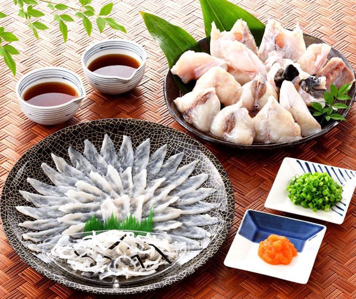 とらふぐ刺身＆ふぐちりセット 3-4人前 冷凍 | 朝ごはん本舗